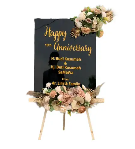 Papan Bunga Akrilik Puter